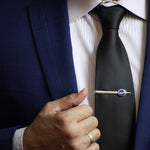 Load image into Gallery viewer, Vintage Blue Men's Tie Pin