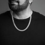 Load image into Gallery viewer, Thick Silver  Curb Chain