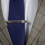 Load image into Gallery viewer, Men's Blue Topaz Tie Pin by Ravia