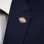 Load image into Gallery viewer, Rose Quartz Collar Pin