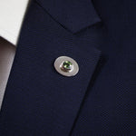 Load image into Gallery viewer, Green Tourmaline Collar Pin by Ravia