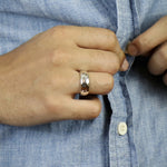 Load image into Gallery viewer, Silver Tungsten Ring for him