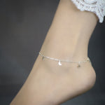 Load image into Gallery viewer, Crescent Moon and Start Anklet