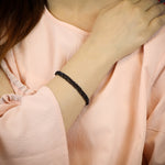 Load image into Gallery viewer, Shimmery Spinel Beads Bracelet by Ravia