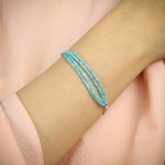 Load image into Gallery viewer, Beads with silver chain Bracelet for Women