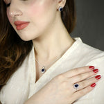 Load image into Gallery viewer, Diana’s Style Sapphire Set