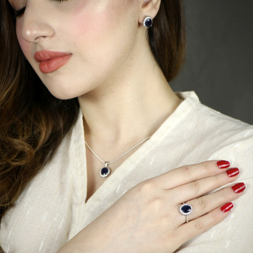 Diana’s Style Sapphire Set