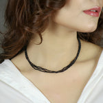 Load image into Gallery viewer, Black Spinel Necklace