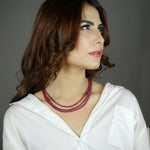 Load image into Gallery viewer, Women's Ruby Necklace