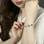 Load image into Gallery viewer, Rough Cut  Gems Bracelet