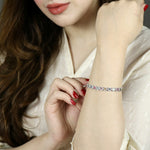 Load image into Gallery viewer, Multicolor Tourmaline Bracelet for women