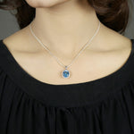 Load image into Gallery viewer, Blue topaz Women's Pendant