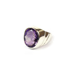 Load image into Gallery viewer, Amethyst Ring for Men