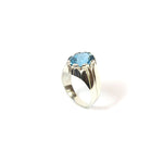 Load image into Gallery viewer, Vintage London Blue Topaz Ring