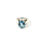 Load image into Gallery viewer, Men's Vintage London Blue Topaz Ring