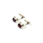 Load image into Gallery viewer, Charming Touch Ruby Cufflinks for Men by Ravia
