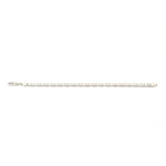 Load image into Gallery viewer, Vintage Silver Figaro Chain Bracelet