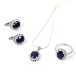 Load image into Gallery viewer, Diana’s Style Sapphire Set for Women