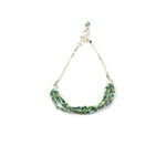 Load image into Gallery viewer, Women's Turquoise Beads Bracelet with silver chain