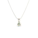 Load image into Gallery viewer, Green Amethyst Pear Shape Pendant for Women