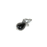 Load image into Gallery viewer, Black Onyx Marcasite Brooch