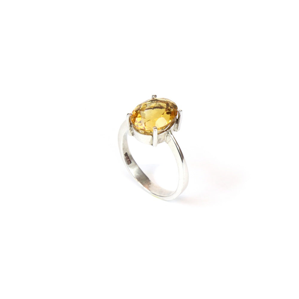 Citrine Statement Ring