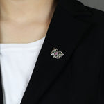 Load image into Gallery viewer, Ruby Butterfly Style Brooch | Accessories by Ravia