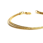 Load image into Gallery viewer, Delicate Gold-Plated Silver ChainBracelet