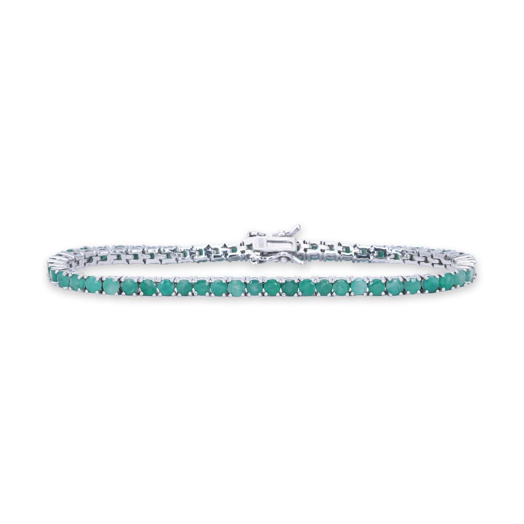 Emerald Elegance Men's Bracelet