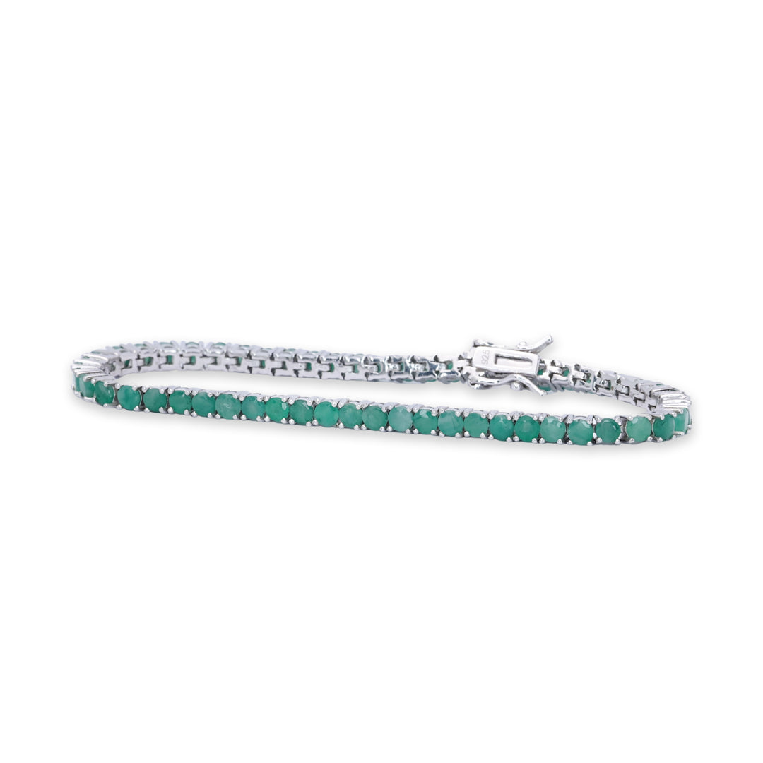 Emerald Elegance Men's Bracelet