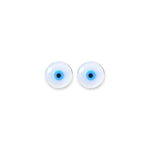 Load image into Gallery viewer, Evil Eye Mother of Pearl Stud
