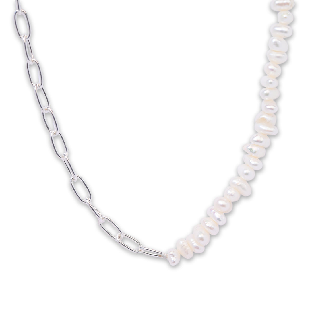 Ethereal Pearl Men's Necklace by Ravia Jewels