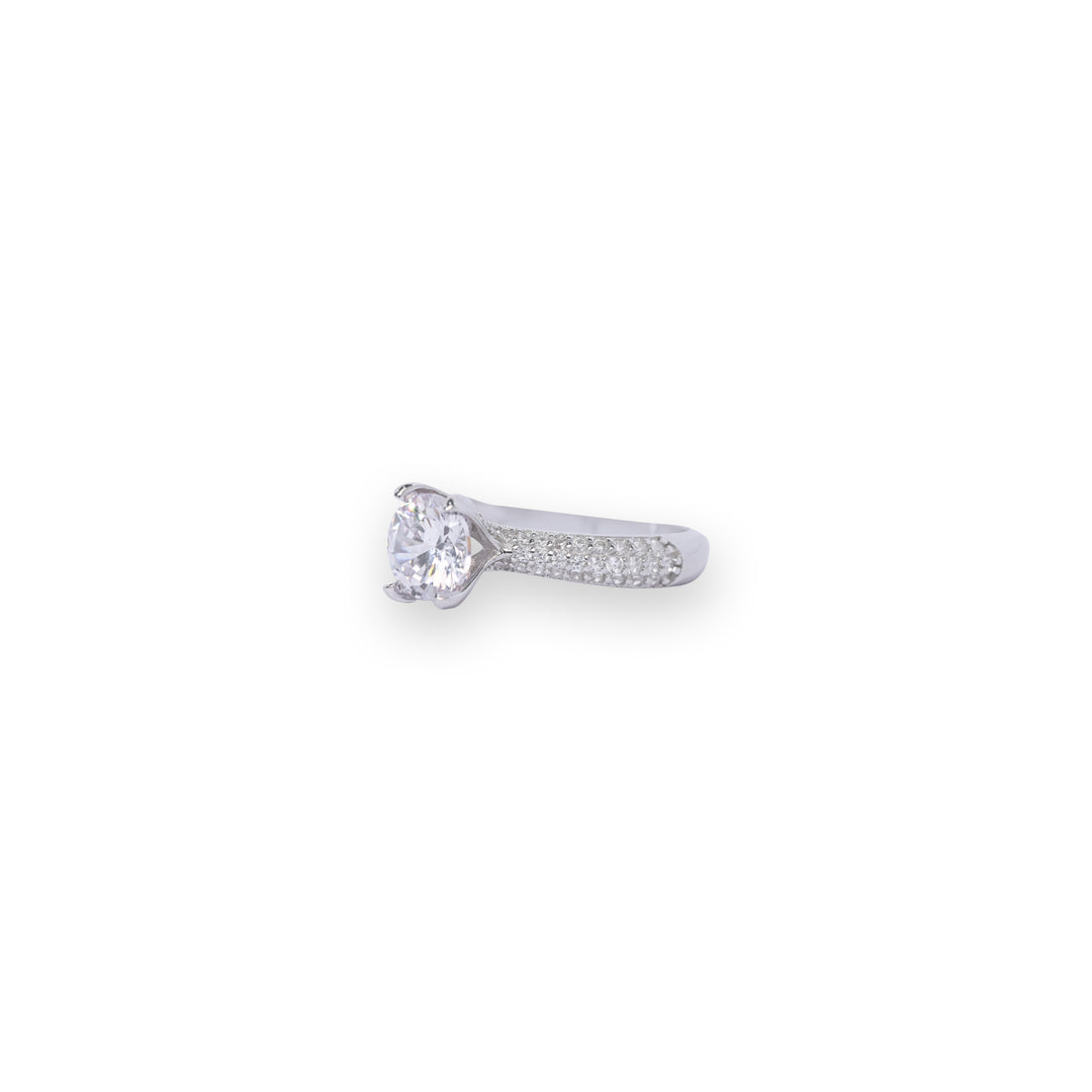 Dazzling Zircon Harmony Ring