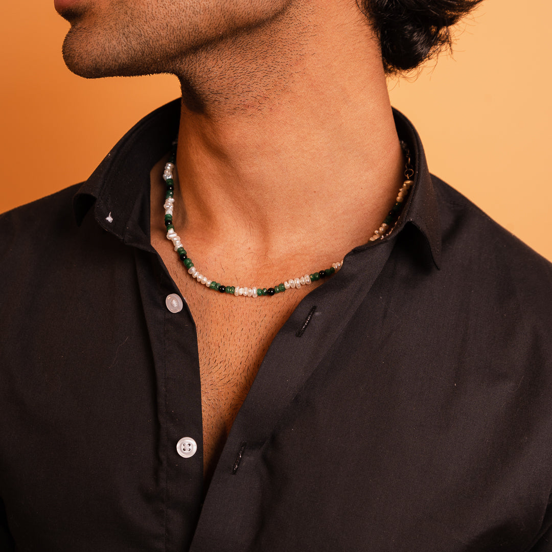 Emerald Noir Men's Necklace