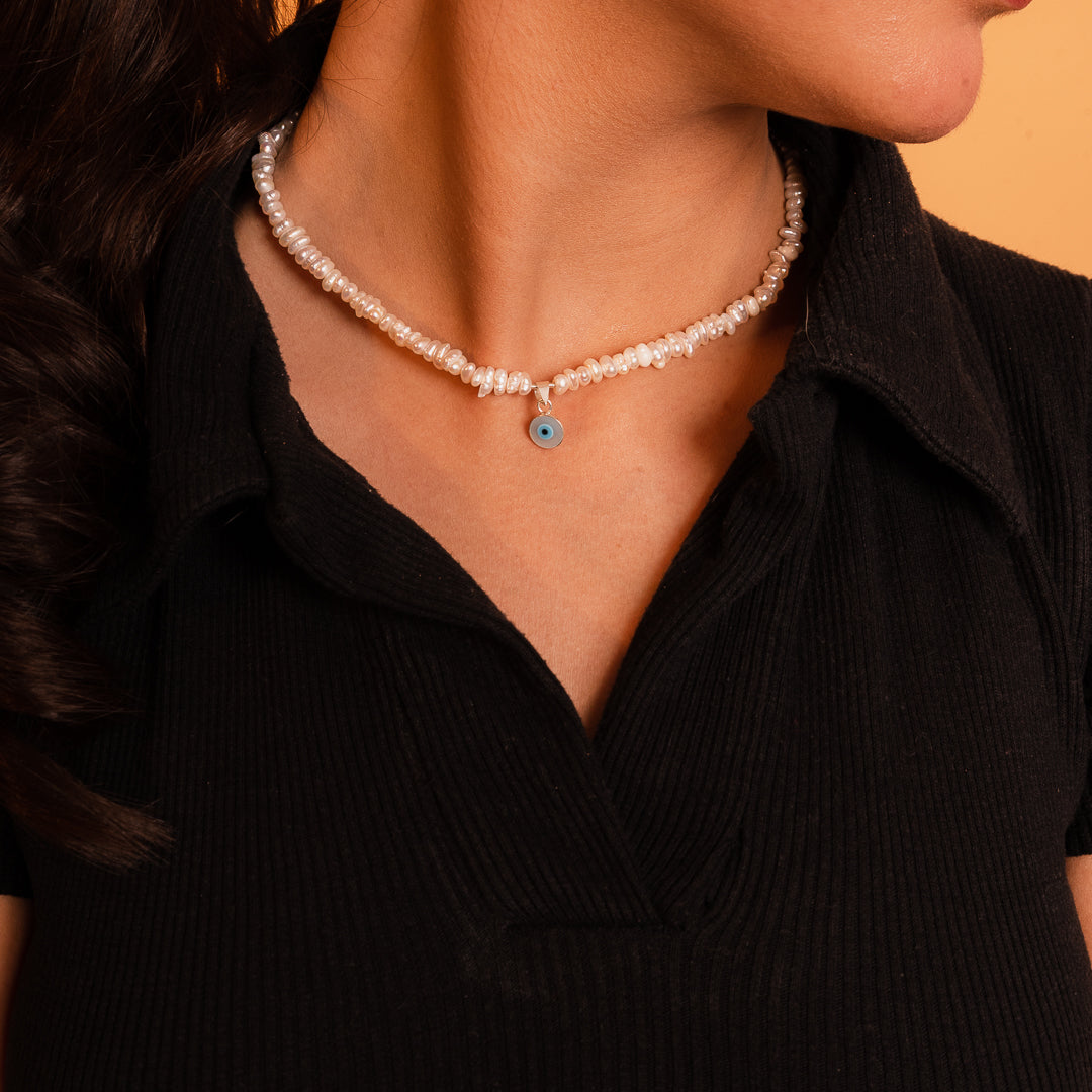 Luminescent Harmony Mother of Pearl Necklace