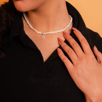 Load image into Gallery viewer, Luminescent Harmony Mother of Pearl Necklace
