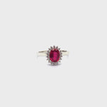 Load and play video in Gallery viewer, Plush Ruby Zircon Ring
