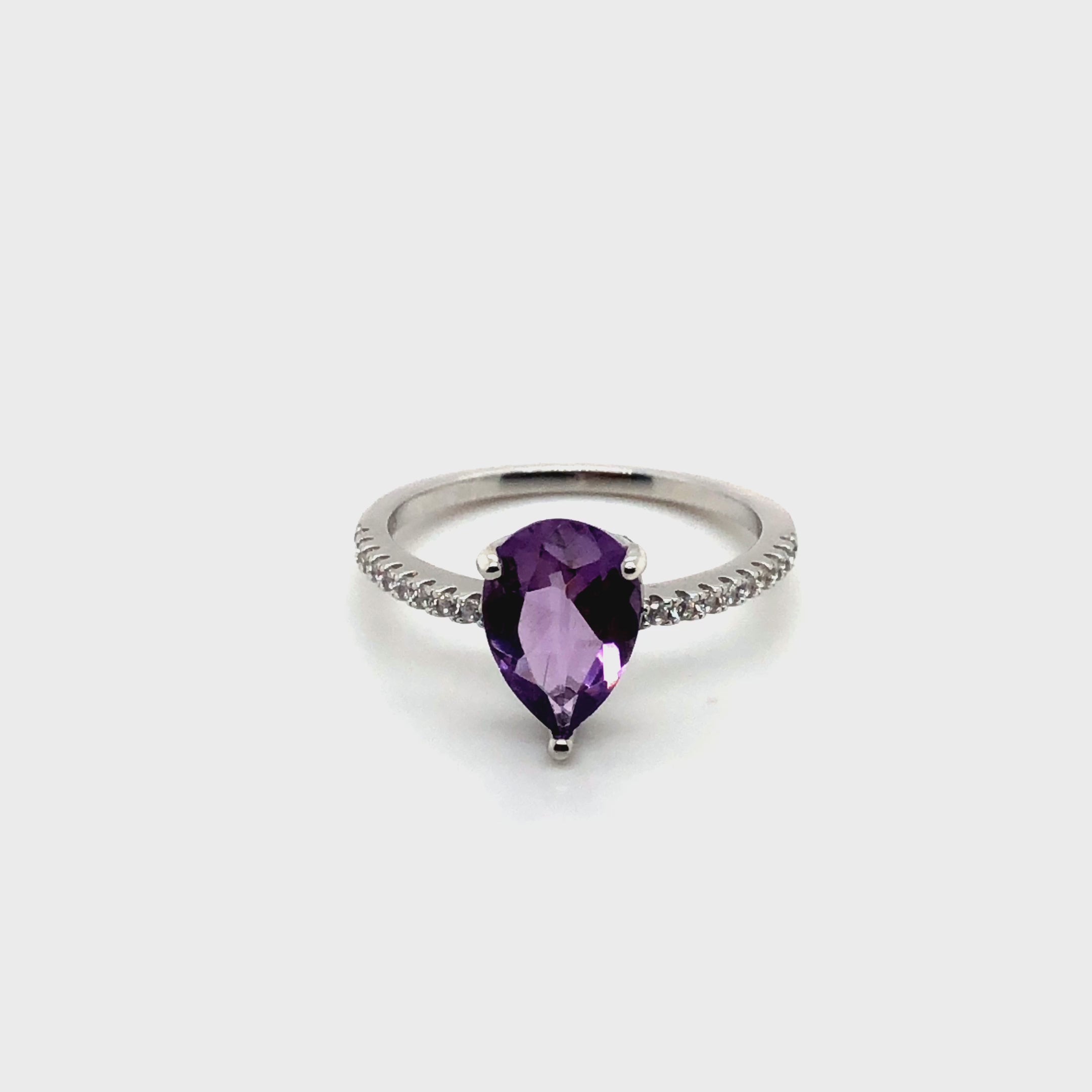 Oppulent Amethyst Armour Ring – Ravia Jewels