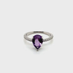 Load and play video in Gallery viewer, Oppulent Amethyst Armour Ring
