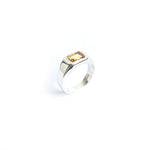 Load image into Gallery viewer, Monochrome Dôme Citrine Ring
