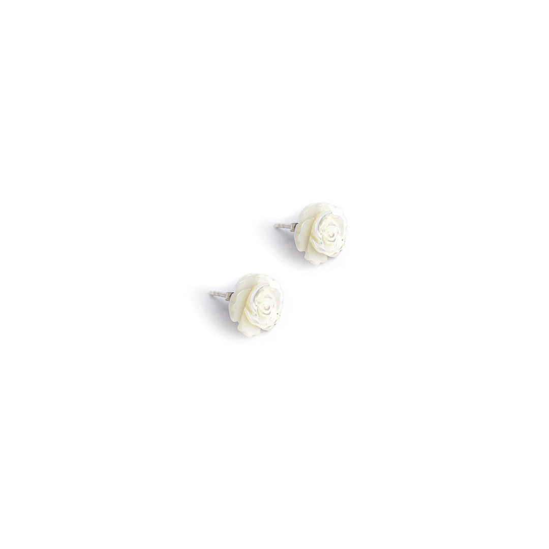 Mother of Pearl Floral Studs