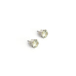 Load image into Gallery viewer, Praisiolite Green Amethyst Studs
