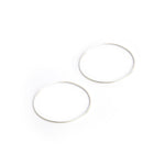 Load image into Gallery viewer, Classic Sterling Silver Hoop Earrings
