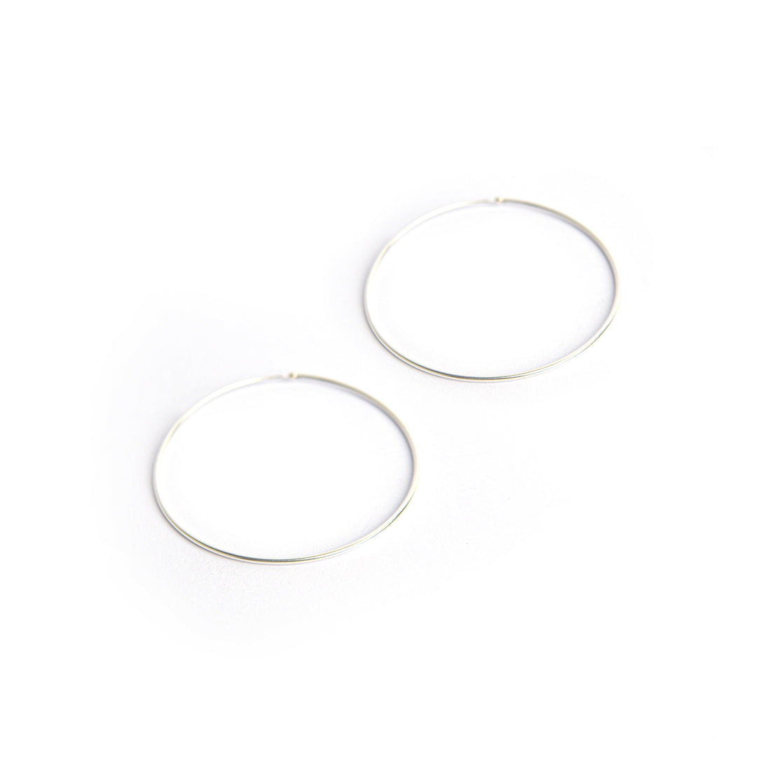 Classic Sterling Silver Hoop Earrings