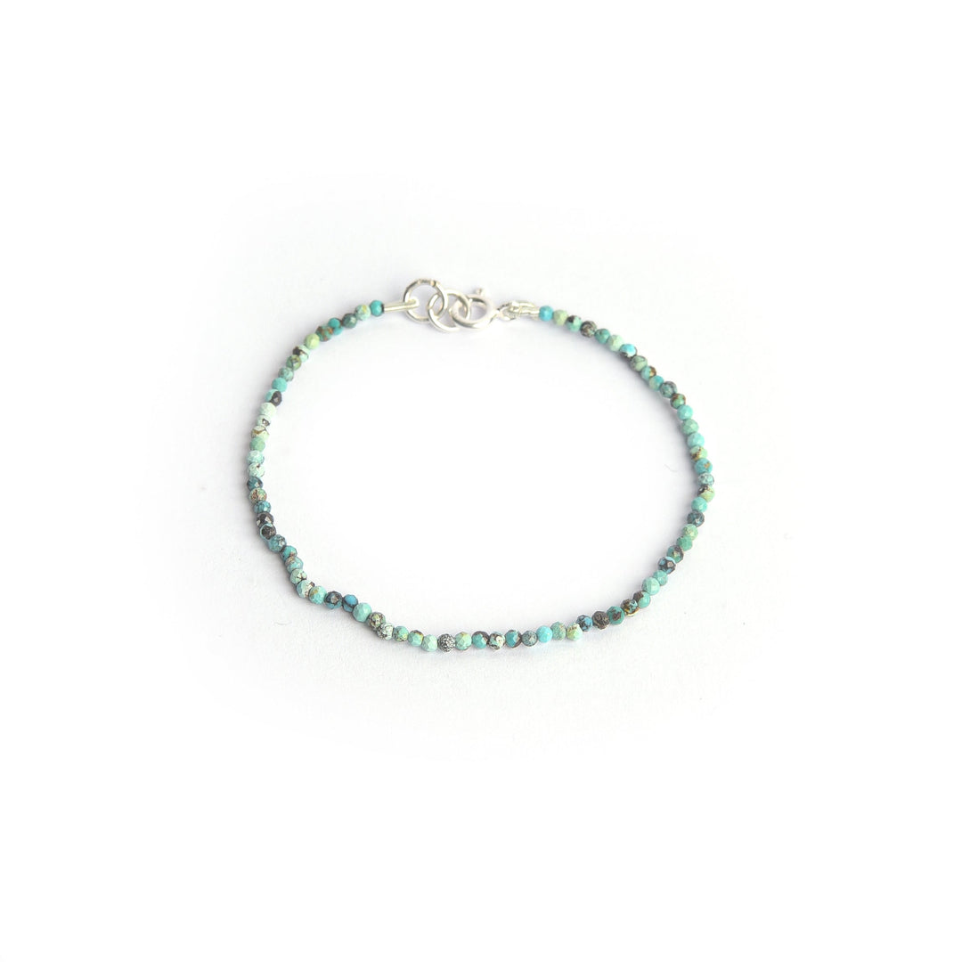 Deistic Turquoise Beaded  Bracelet and Necklace Set