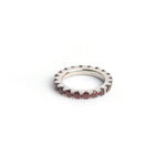 Load image into Gallery viewer, Garnet  Eternity Stackable Band
