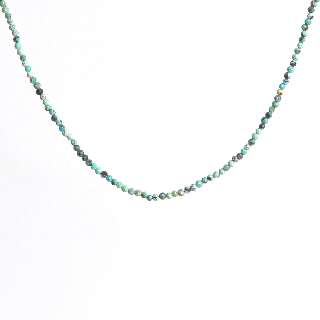 Deistic Turquoise Beaded Necklace