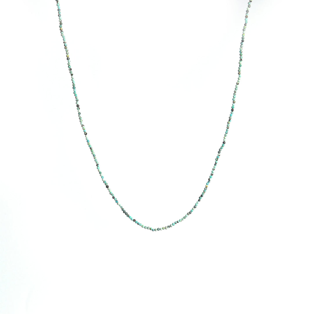 Deistic Turquoise Beaded Necklace