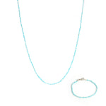 Load image into Gallery viewer, Lambent Faceted Labradorite Beaded Bracelet and Necklace Set
