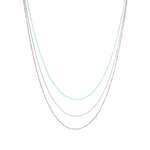 Load image into Gallery viewer, Amazonite, Amethyst and Labradorite Beaded Necklace Set
